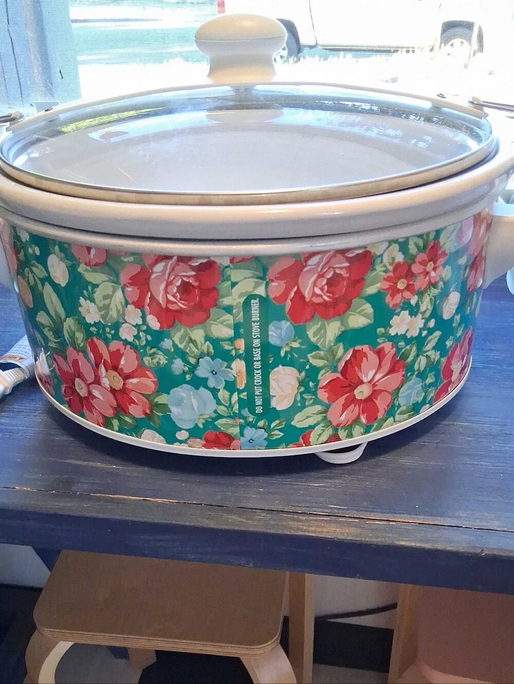 The Pioneer Woman 7-Quart Slow Cooker – Vintage Floral by Hamilton Beach